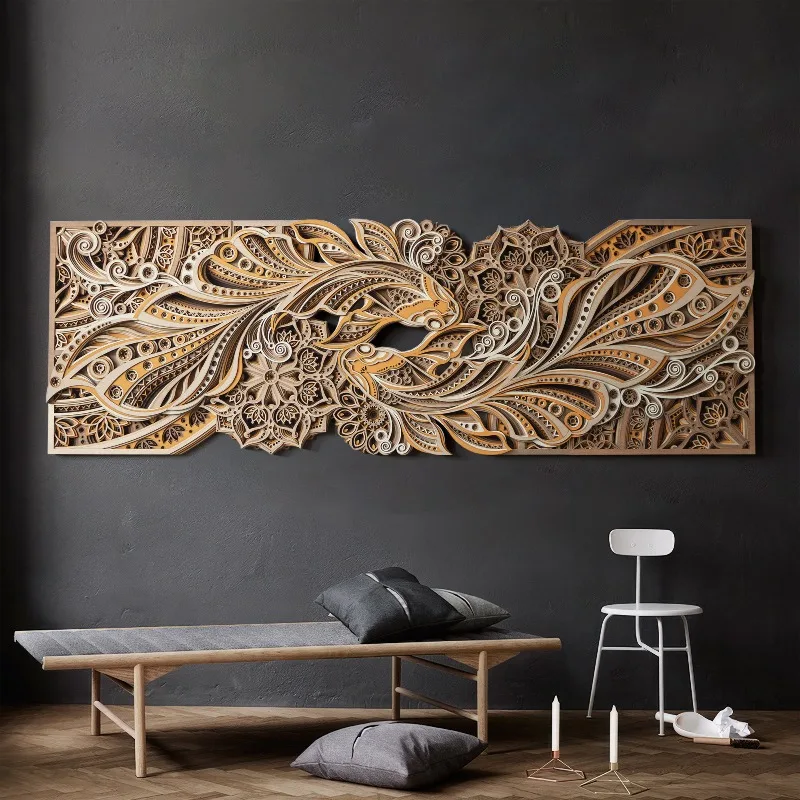 Simple modern entrance living room decorative painting sofa background wall dining room hanging painting