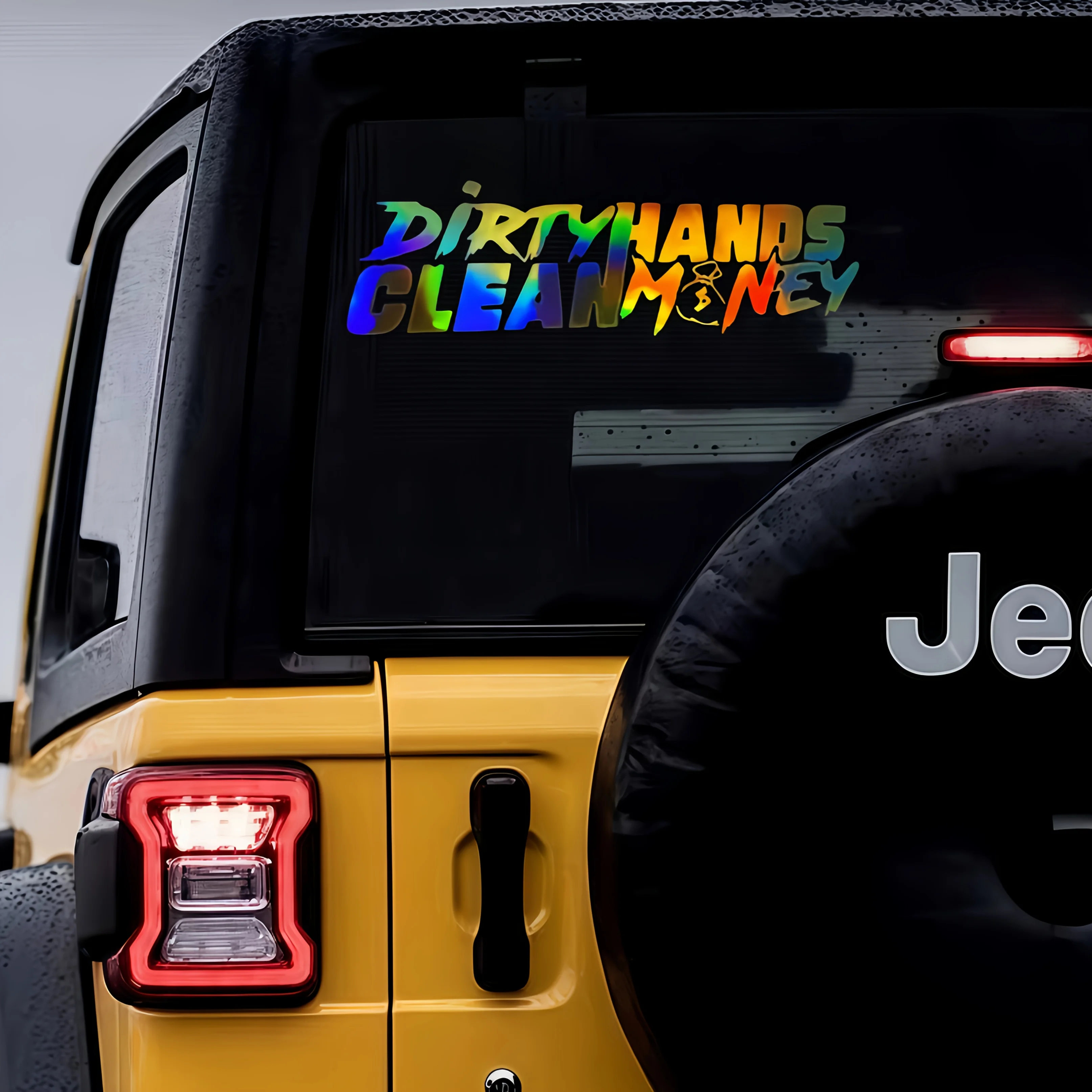 

Эксклюзивные модные наклейки для автомобиля DIRTYHANDS CLEANMONEY: Декор для вдохновения и передового стиля