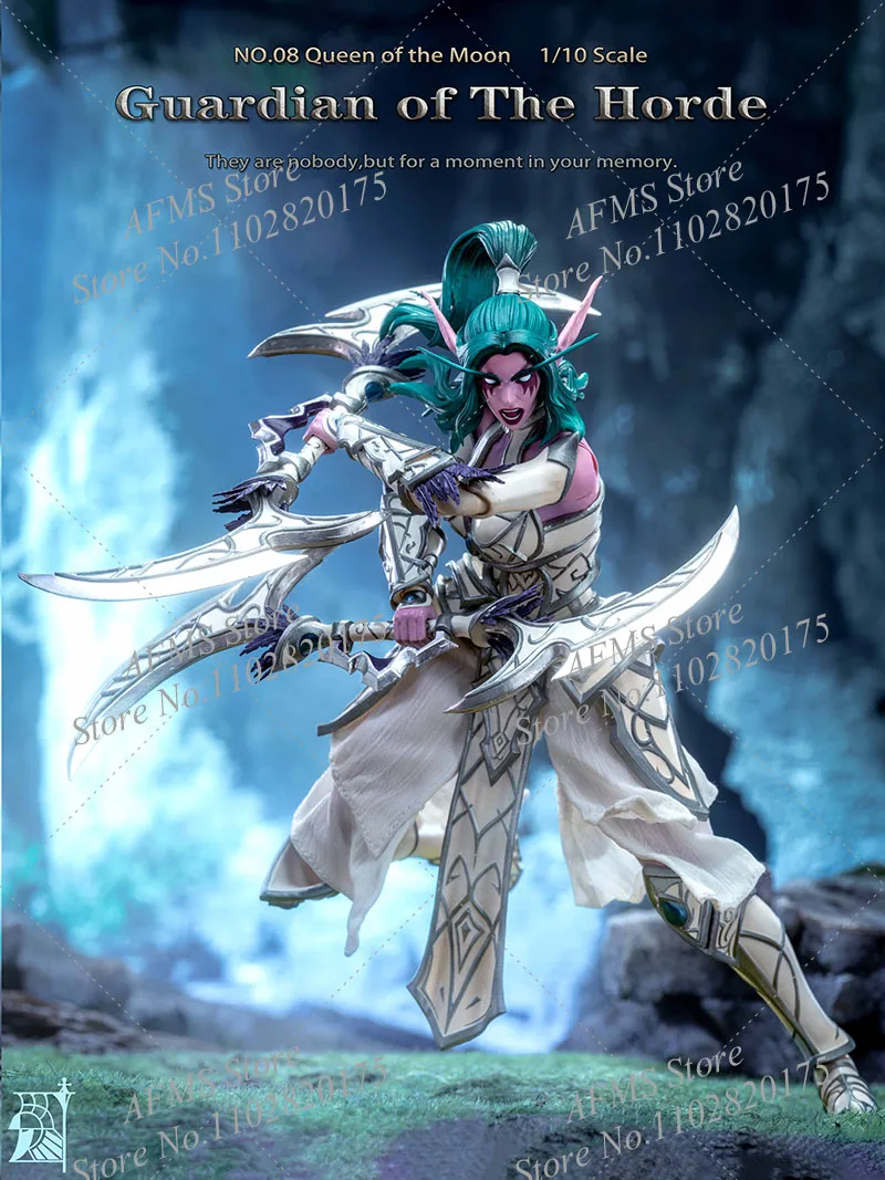 GREYKIGHT Figurka kolekcjonerska w skali 1/10 Guardian Of The Horde No.08 Moon Queer Battle Girl Pełny zestaw Kobiety Żołnierz Figurka akcji