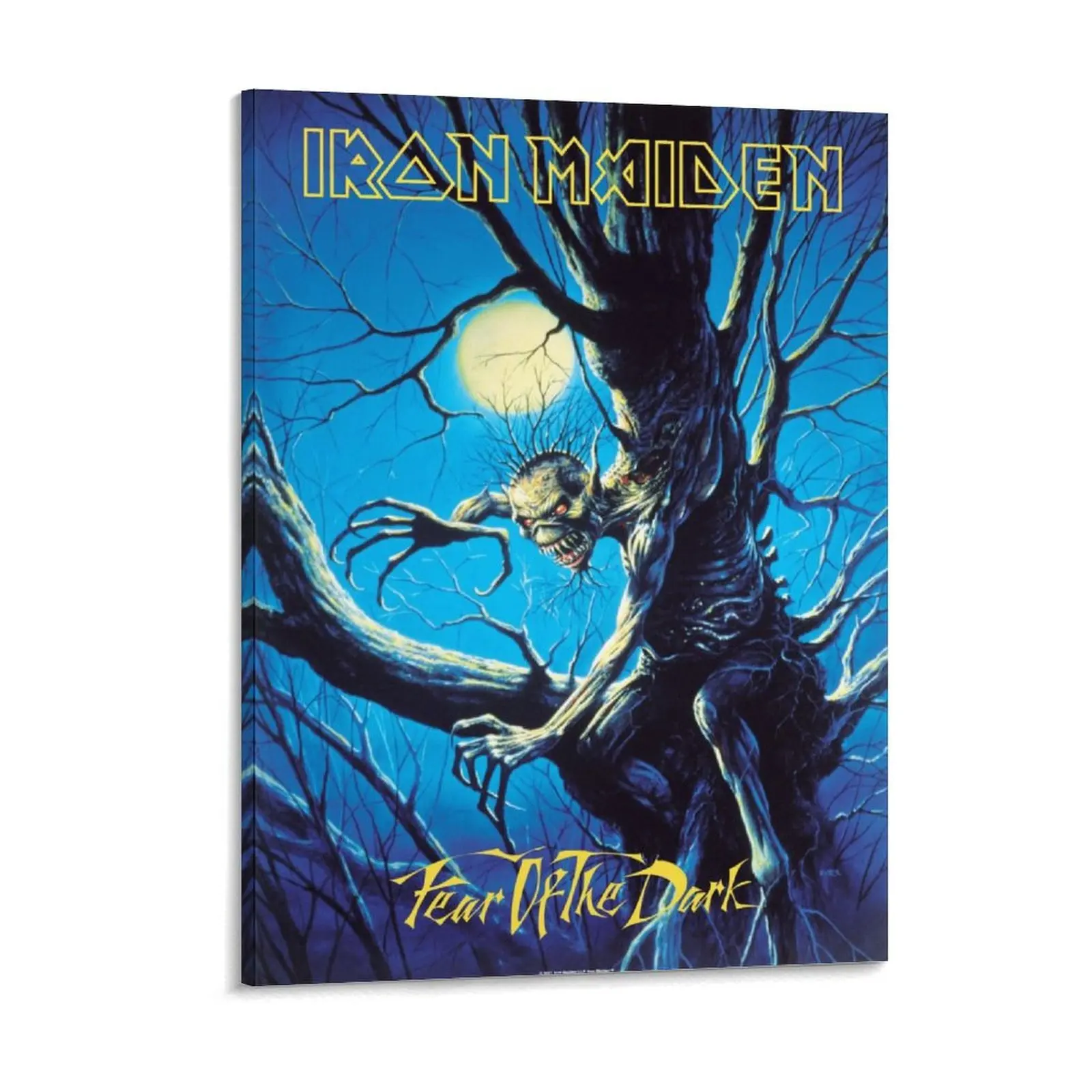 Fear Of The Dark Canvas Painting Pub Classic Iron Designing Create Framed Wall Paintings
