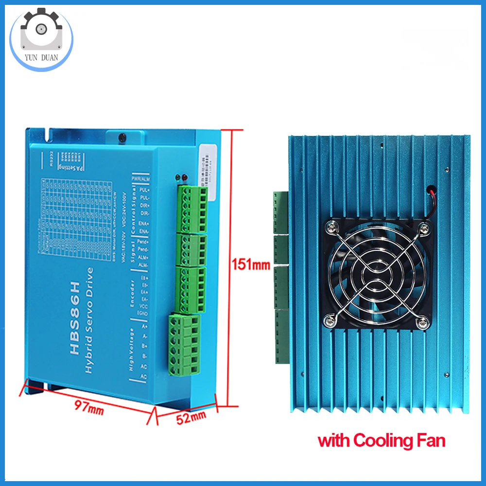 Imagem -05 - Motor de Passo 12nm Nema34 Motor de Passo com Loop Fechado 86 mm Dsp ac dc 60v dc 400w Codificador Hybird Kits Fáceis de Carregar