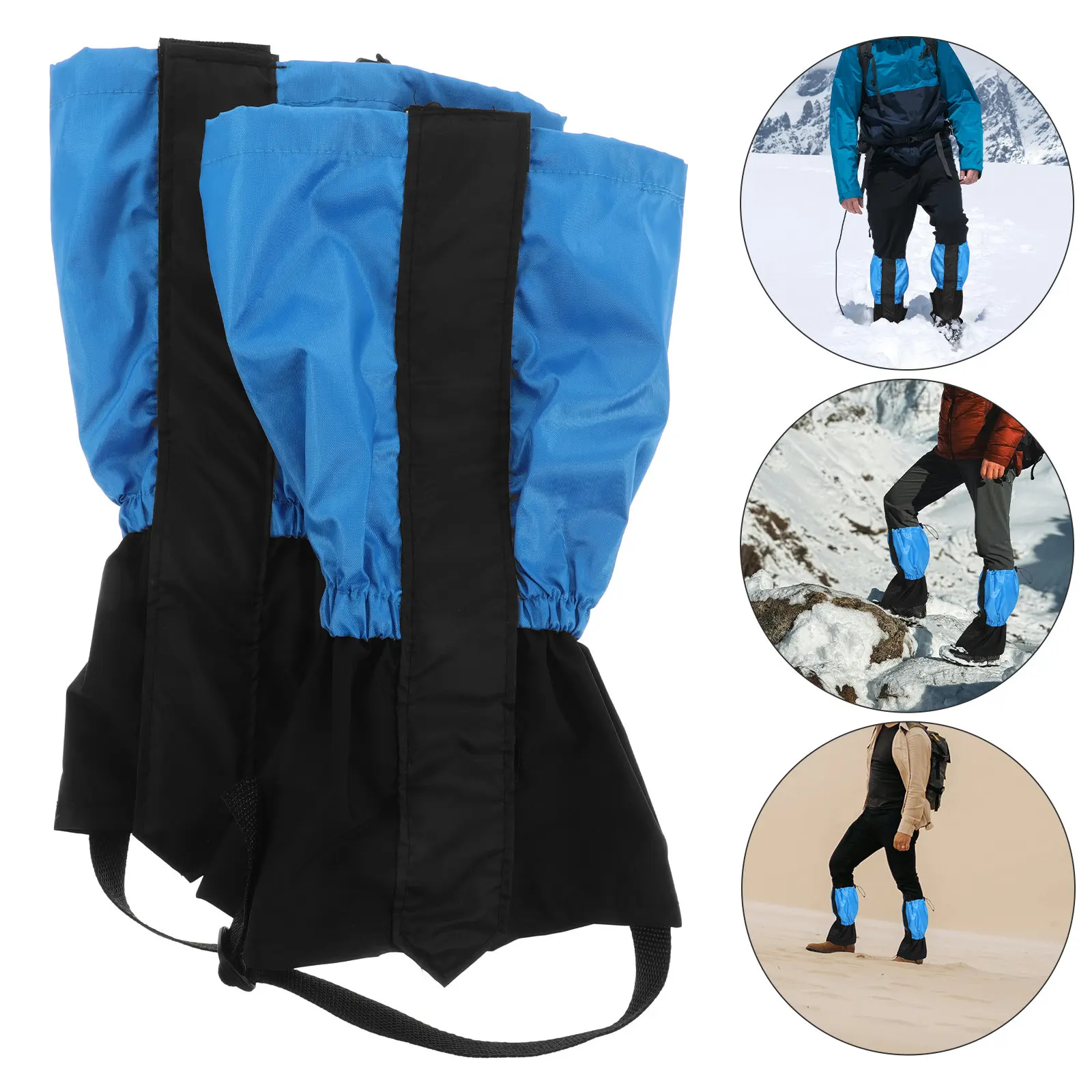 1Pair Sandproof Snow Gaiters for Hiking Boots Outdoor Hunting Gear Protective Covers Waterproof Outdoors Gear