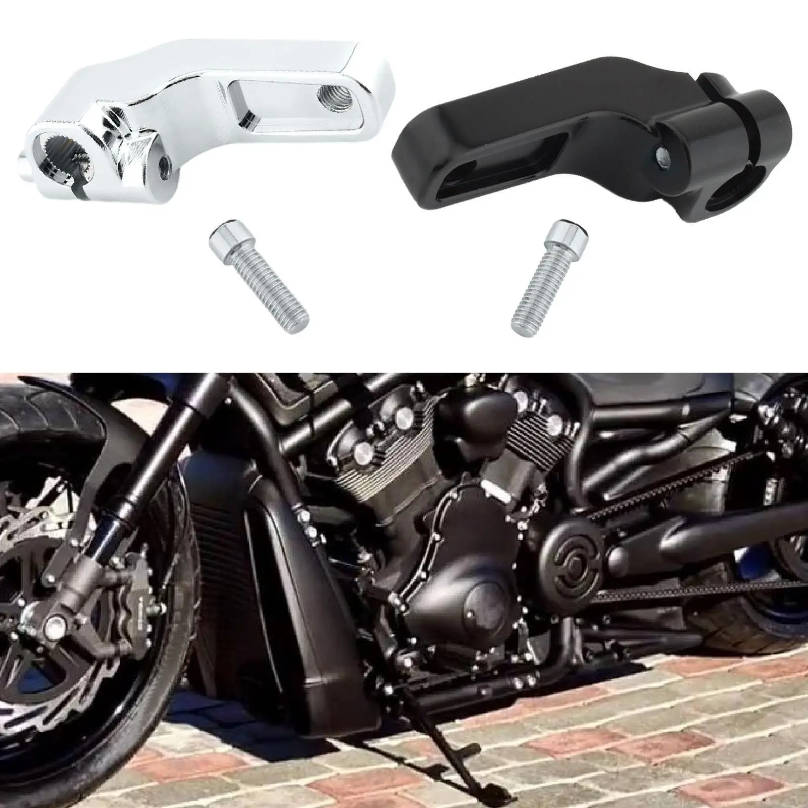 Palanca de varilla de cambio, Pedal de motocicleta, mantenimiento de aleación de aluminio, equipo de reparación de piezas de repuesto para varilla nocturna VRSC especial