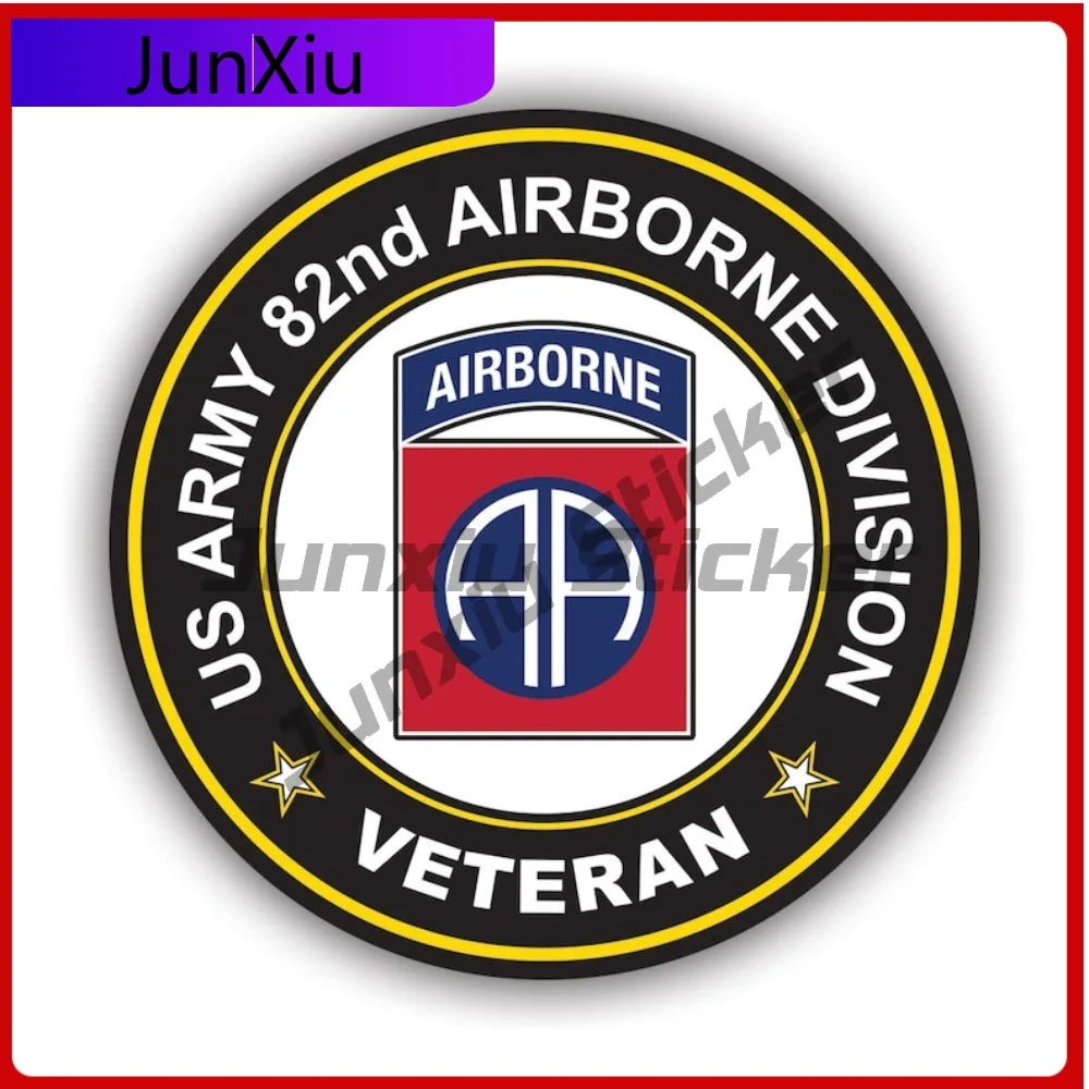 

Minimalist Amazing 82nd Airborne Division Veteran Sticker Decal American Made Uv Protected Fort Bragg Nc Parachute Assault Vet