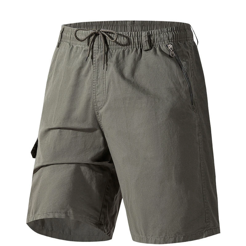 Men's Drawstring Casual Shorts Elastic Waist Cargo Short Relaxed Fit Gym Sweat Shorts Loose Bermuda Shorts Big Size L-6XL