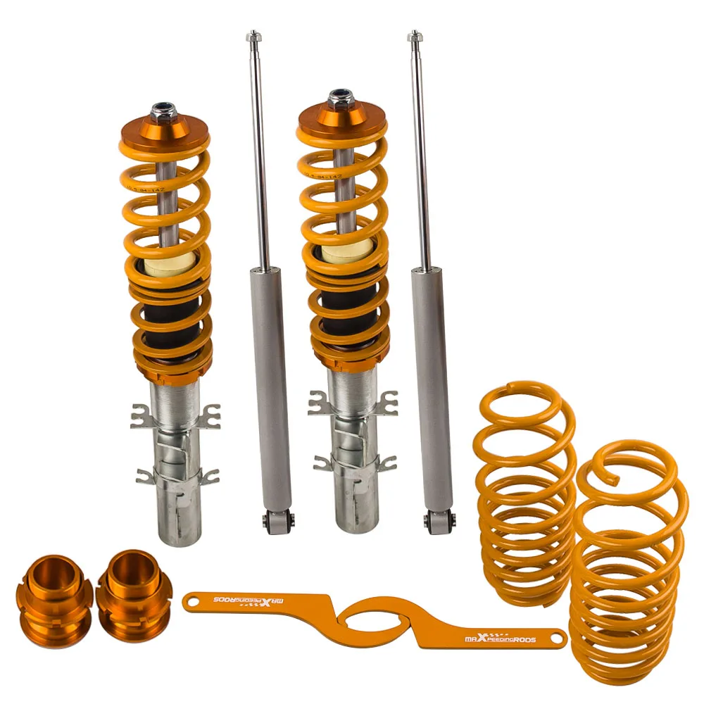 4pcs/set Coilover Suspension Kit For Seat Leon 1M1 Audi TT 8N Coil Spring Shock Absorbers