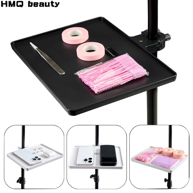 まつげトレイホルダー調節可能なプラスチック製の必須オーガナイザートレイまつげエクステンションツールオーガナイザーラッシュアクセサリーメイクアップツール