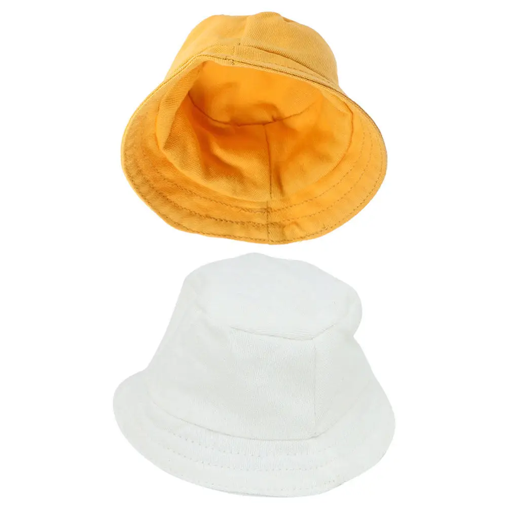 

2 шт. миниатюрные шапки-панамки из полиэстера для рукоделия, декоративные аксессуары для костюмов и миниатюрных фигурок