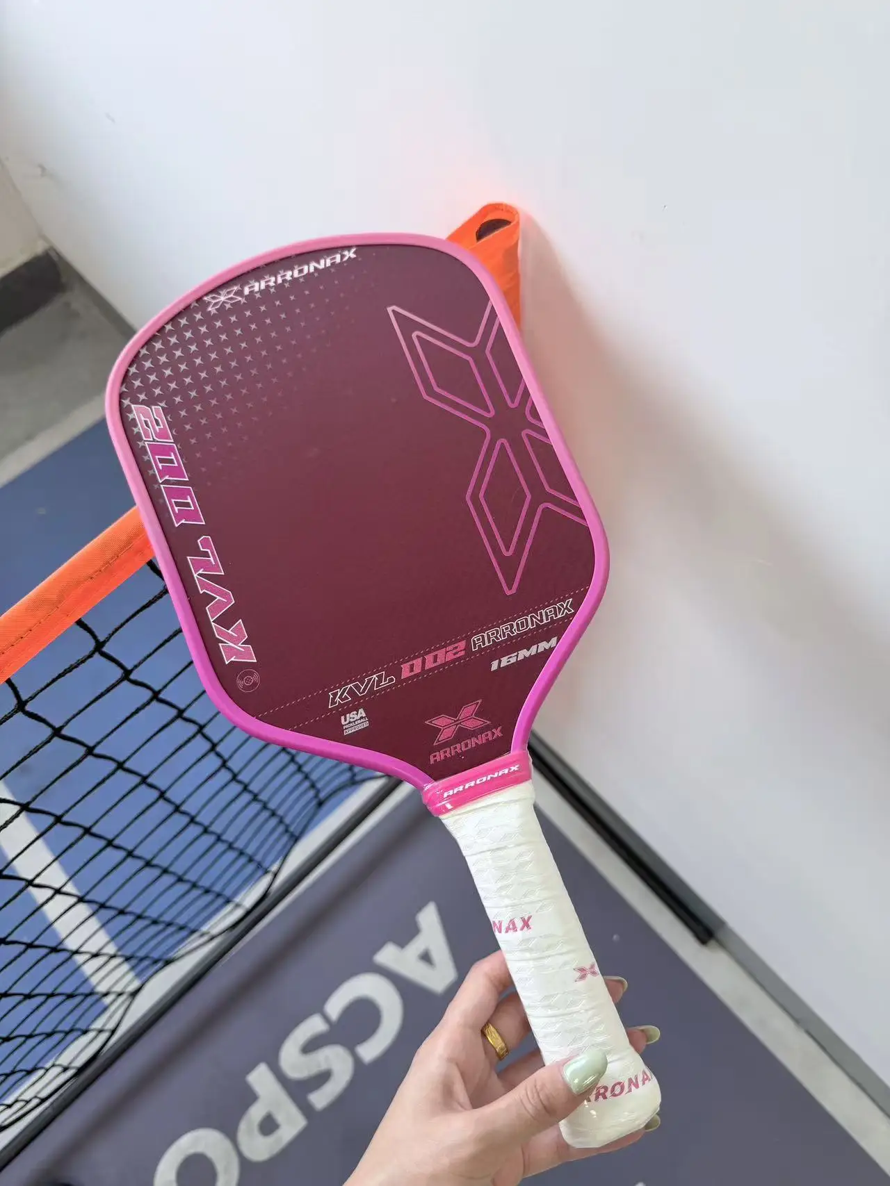 Kevlar Pickleball Paddle USAPA Approved 16mm PP Honeycomb Core Textured Surface for Spin Control Lightweight Professional Pickle