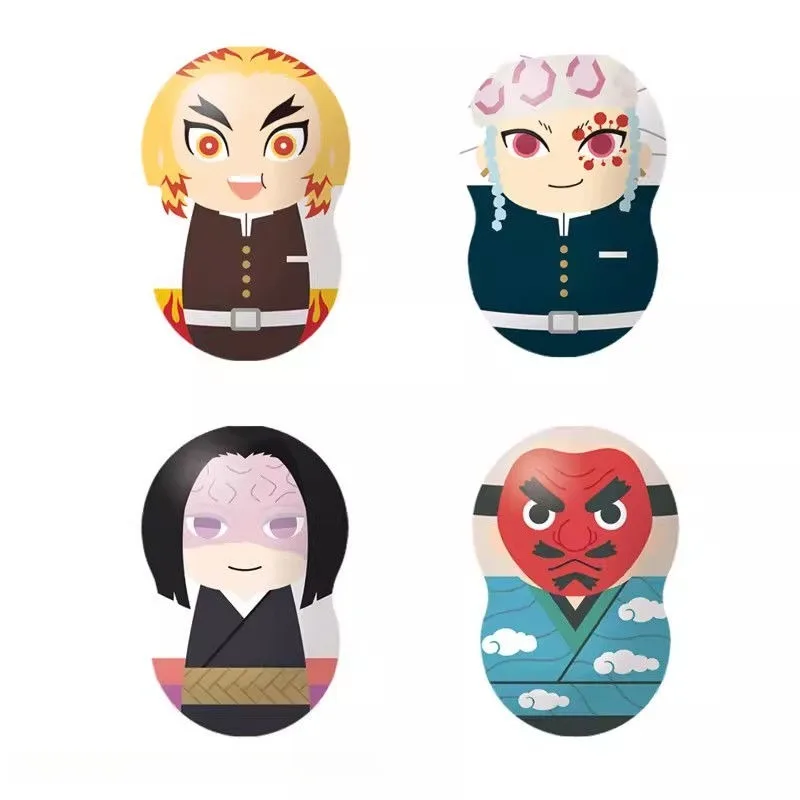 Kamado Tanjirou Tumbler figura adornos Demon Slayer: Kimetsu no Yaiba periférico de animé Kamado Tanjirou creativo Turn Peanuts