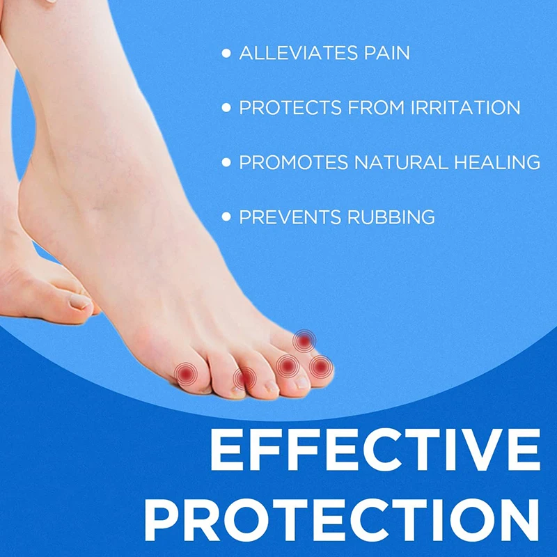 10pcs/5Pairs Silicone Toe Cap Protector Cover Thumb Sleeve Corn Blisters Pain Relief Gel Toe Tube Bunion Correction Foot Care