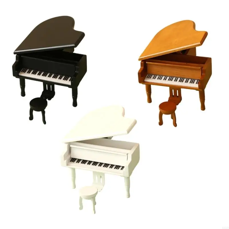 

Dollhouse Model Instrument Dollhouse Stool Accessory Realistic Playset 1:12 Instrument Model Role Play Toy E65D