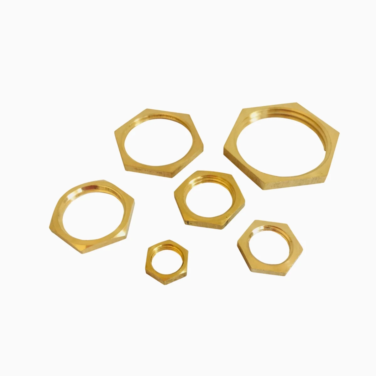 1/2/3/4/6 Brass Hexagon With Inner Wire Copper Nanonut Fastening Nut