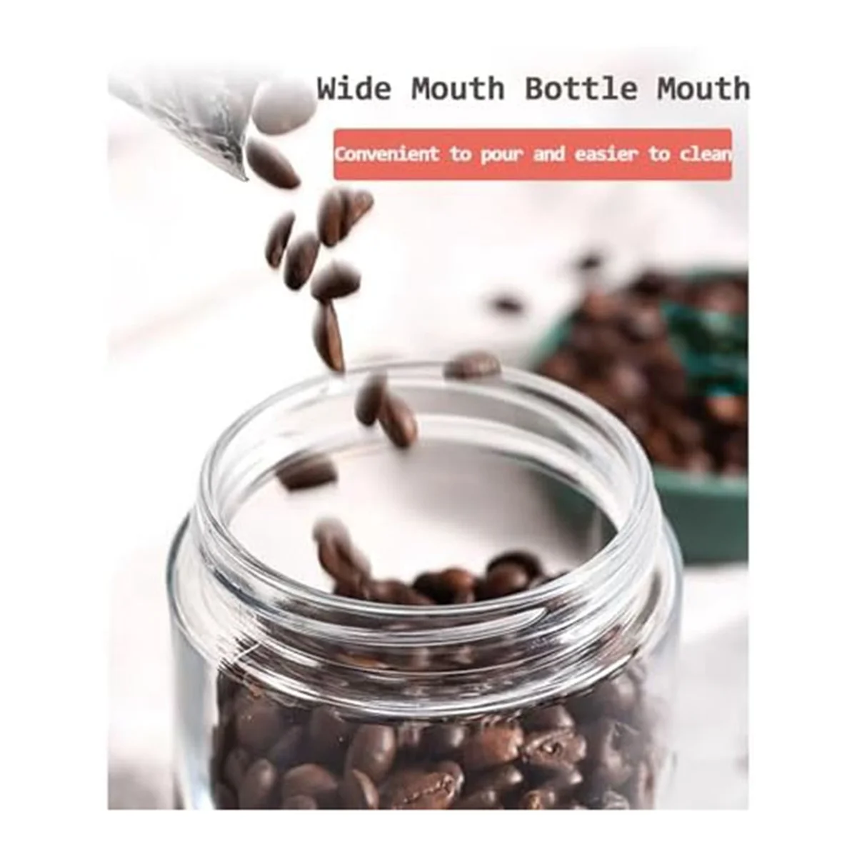 

Versatile Oats Containers with Lids, Glass jars with Airtight Lids