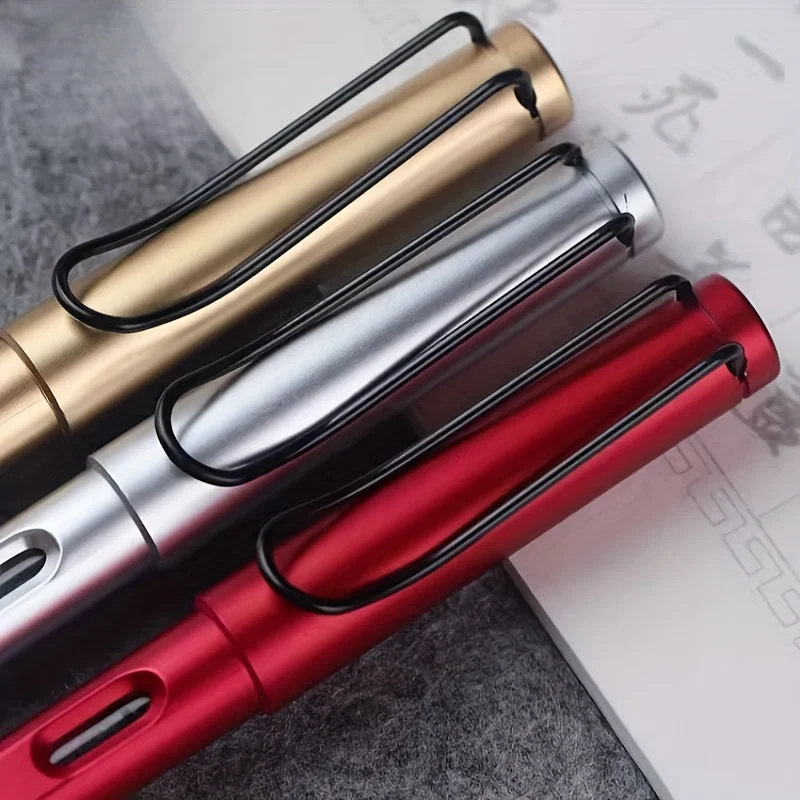 6 pennello tipo penna + sacca per inchiostro 30 nero, pennello morbido Penna morbida a blocco piccolo, piccola penna per calligrafia La pennello in metallo può aggiungere inchiostro acqua Penna lupo