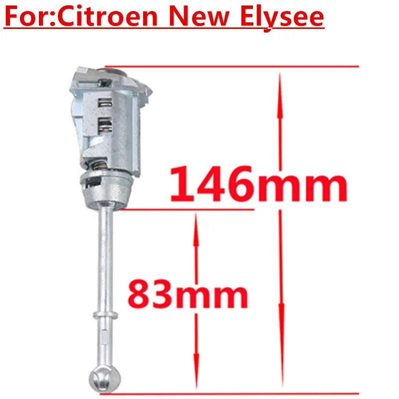 

Replacement Auto Left Lock Cylinder Fit For Citroen New Elysee With 1Pcs Key