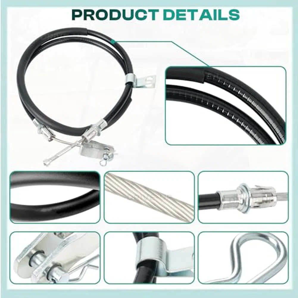 

Brake cable for golf carts 2004 plus and 2018 plus with stainless steel core and outer PVC layer for longevity
