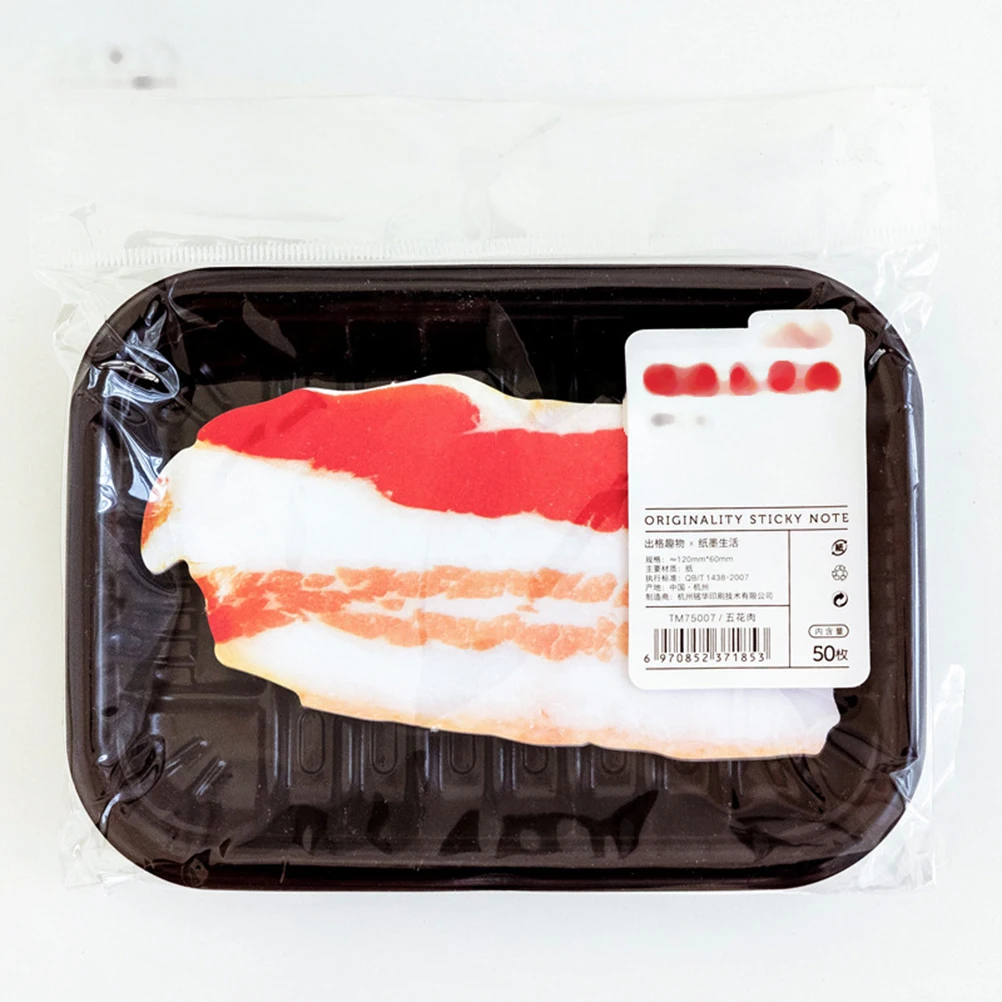 

Pork Belly Cute Notepads List Colored Car Stickers Memo Taste