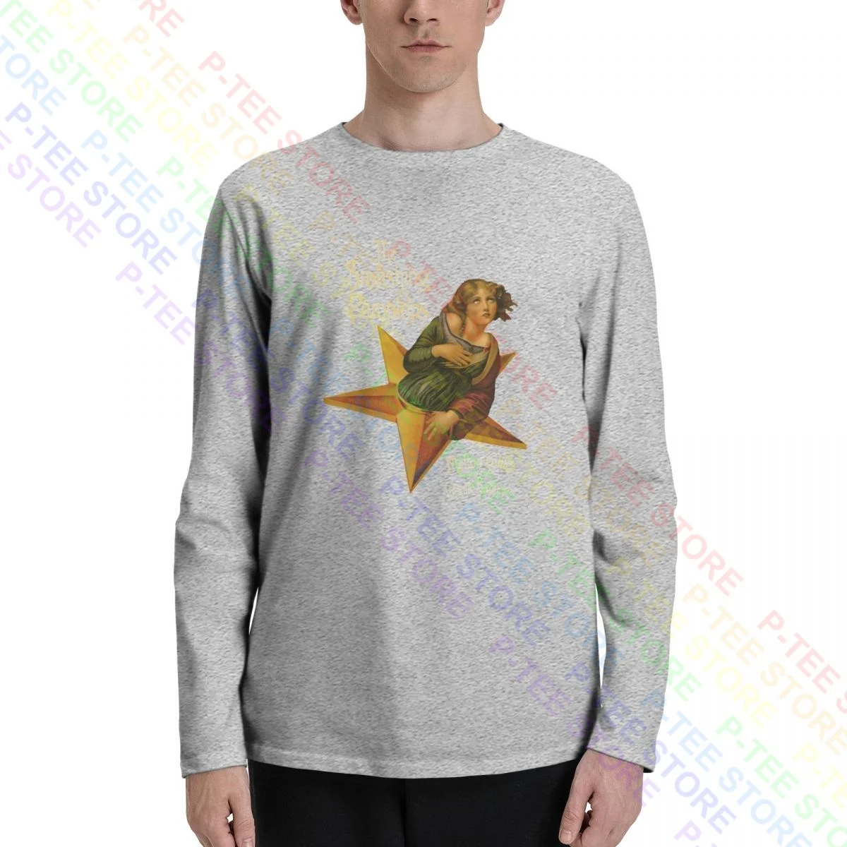 Smashing Pumpkins Mellon Collie Album Band Long Sleeve T-Shirts T-shirt Tee New Retro Fashion Best Seller