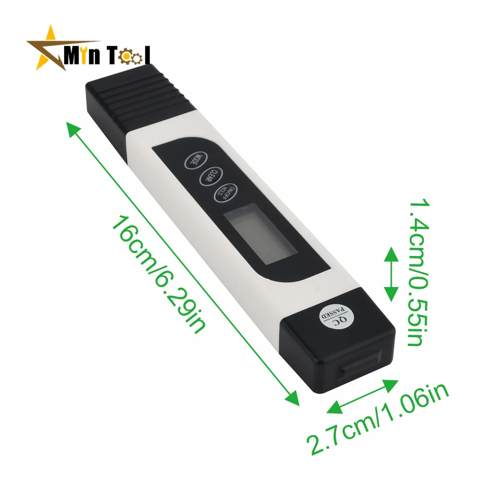 High Precision Water Hardness Instrument EC TDS Tester Meter Aquarium Pool Water Quality Purity Testing Pen