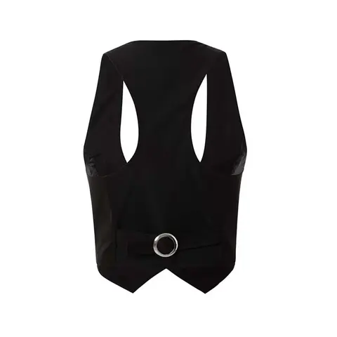 Женский жилет из полиэстера Dark Brown, Black