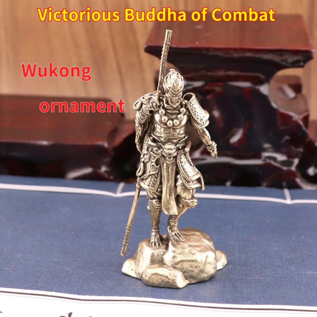 

Bronze Animated Model Collectible Game Black Mythology Statue Monkey King Sun Wukong Display Car Interior Decoration