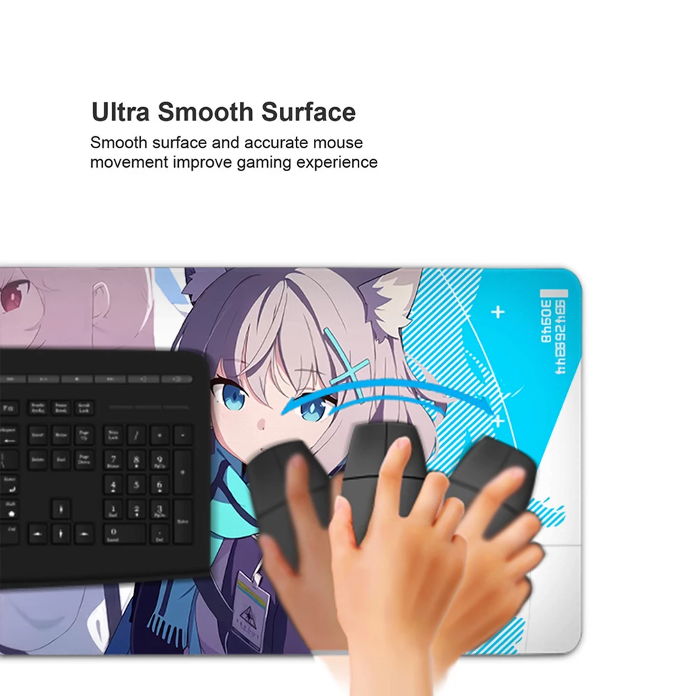 Xxl große sorasaki hina hifumi tendou arisu kuda izuna mouse pad tastatur pad blaues archiv mauspad 400 x900 mouse pad