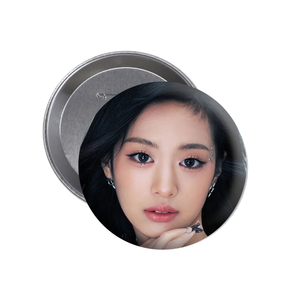 KPOP BABYMONSTER HD Photo Print Tinplate Badge Ahyeon Asa Rora Pharita Brooches Pins Bag Clothes Accessories Fans Collectibles