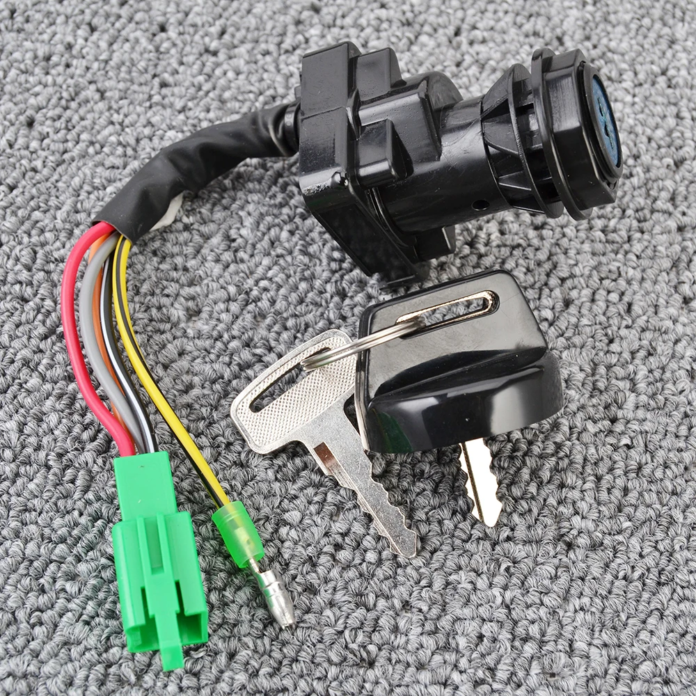 For Suzuki LT-F250 QuadRunner 4WD 1999-2001 / LT-F 4WD KingQuad 1991-1998 Motorcycle Ignition Switch with Key 37110-19B01