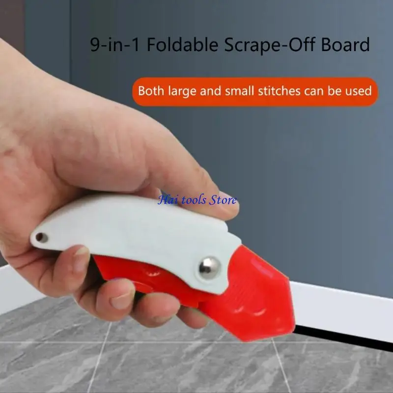 

X37E 9 in 1 Silicone Seam Tool Upgraded Silicone Caulking Tool for Bathroom Reusable Caulk Applicators Finishing Tool