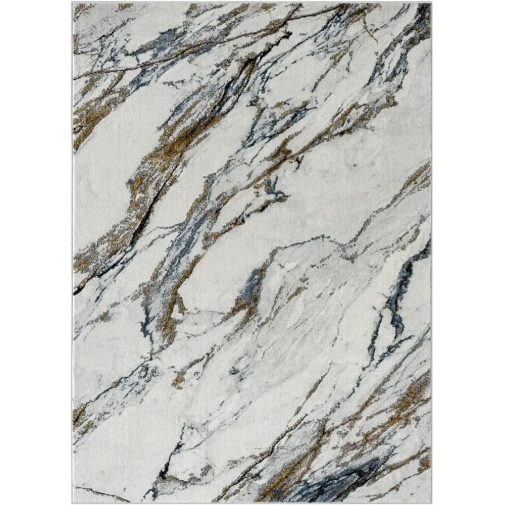 Marble Abstract Area Rug