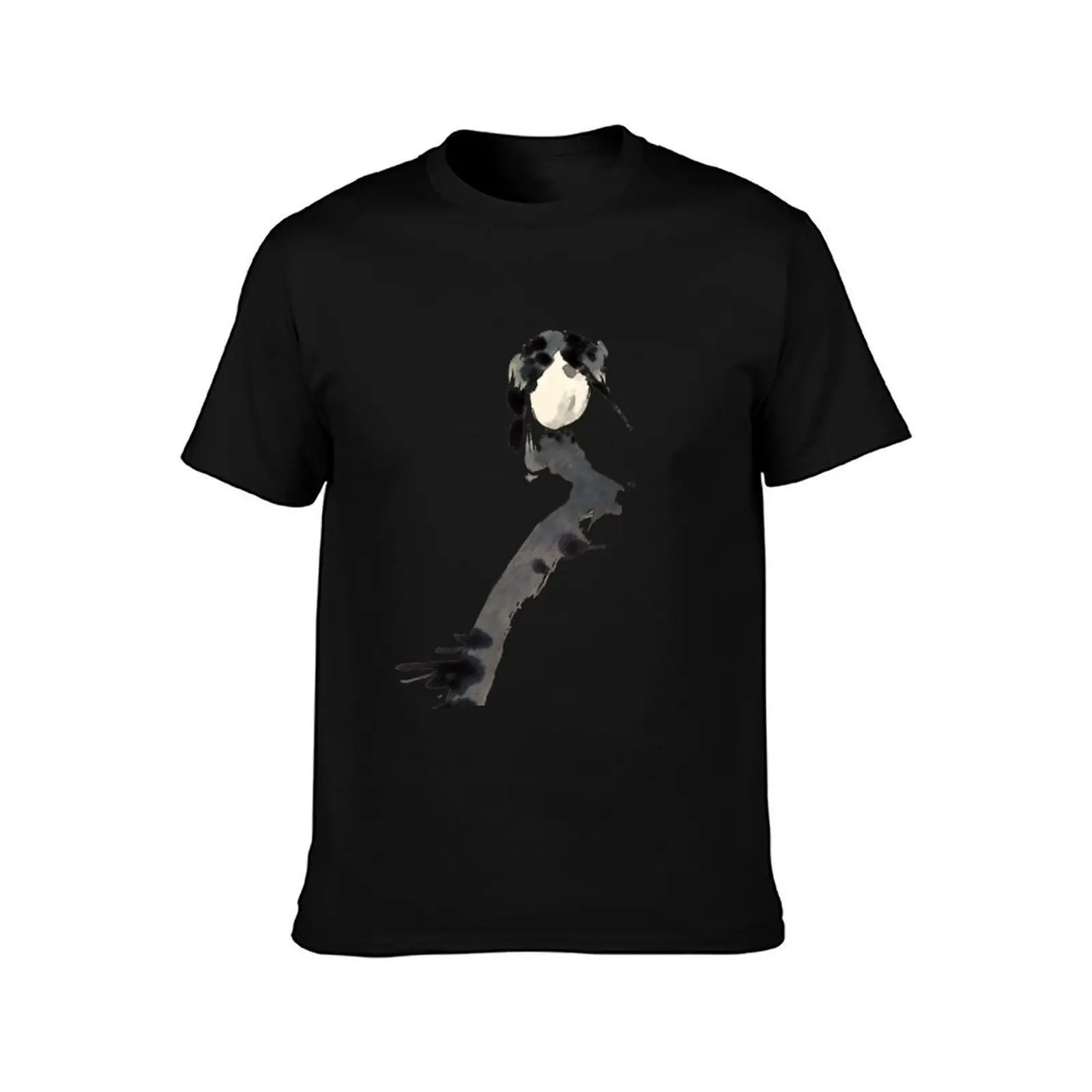 Miyamoto Musashi Sumi-e Painting T-Shirt Work Comfort for Men T-Shirt