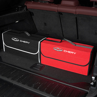 Car Trunk Storage Box For Chery Omoda Tiggo 7 Pro Fulwin QQ 5x X1 5 8 T11 IQ Felt Cloth Organizer Bag Toolcase Auto Accessorie