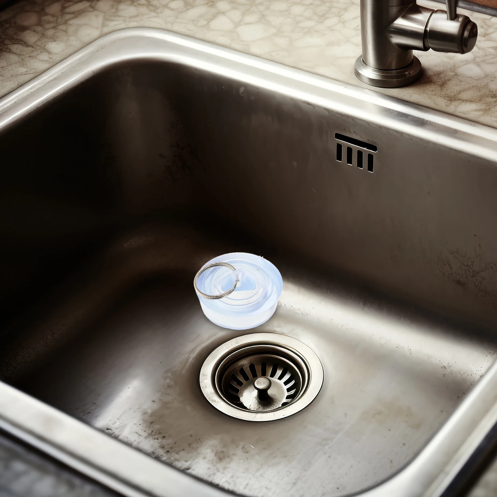 

2pcs Plastic Sink Stopper for Kitchen Garbage Disposal Tight Seal Drain Plug Modern Design Pool Bathroom Use Kitchen