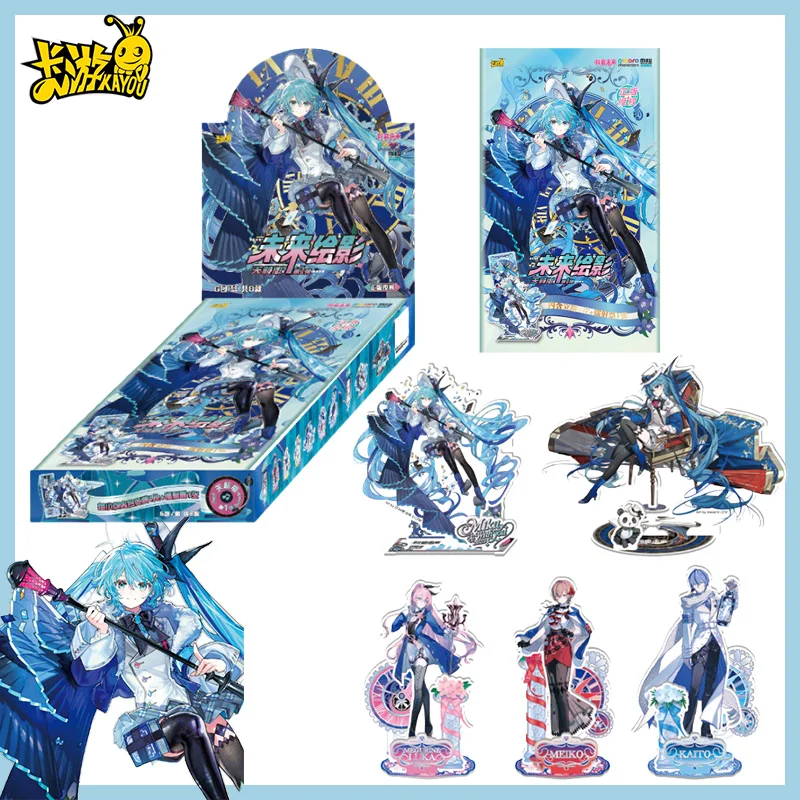 

Hot Genuine KAYOU Hatsune Miku Future with You 2025 Standing Plate Blind Box Official Anime Merchandise with Laser Ticket Gift