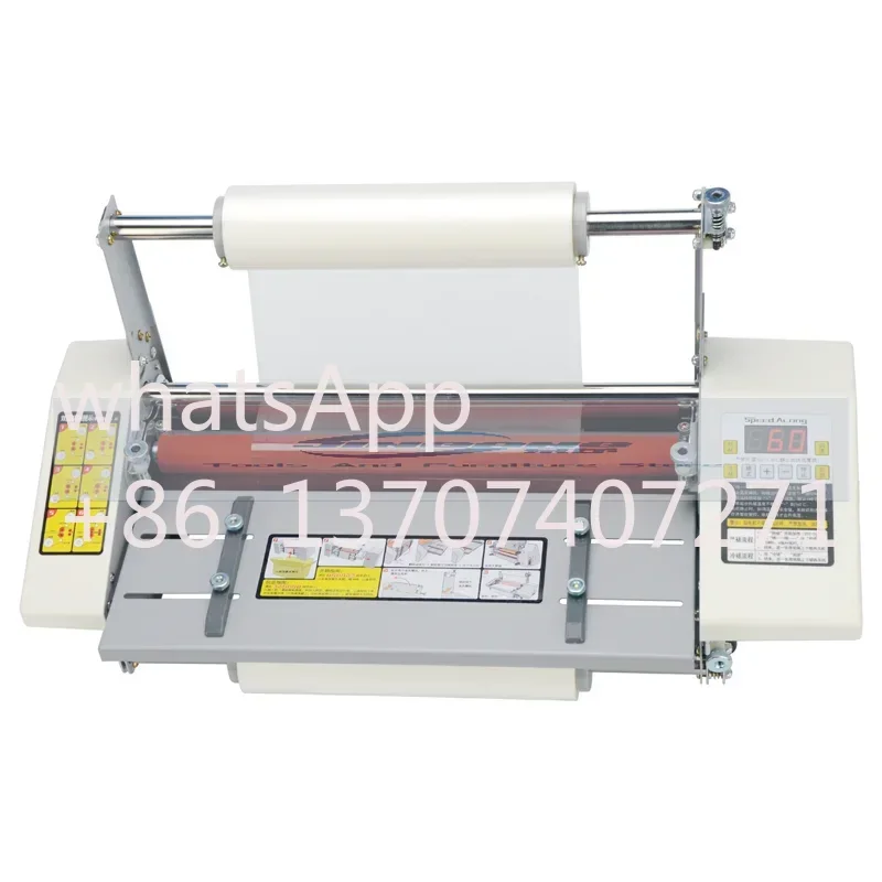 9350 Model A3+/33.5cm Paper Laminating Machine English version Cold Hot Laminator Film Photo Laminater 1.1m/minute