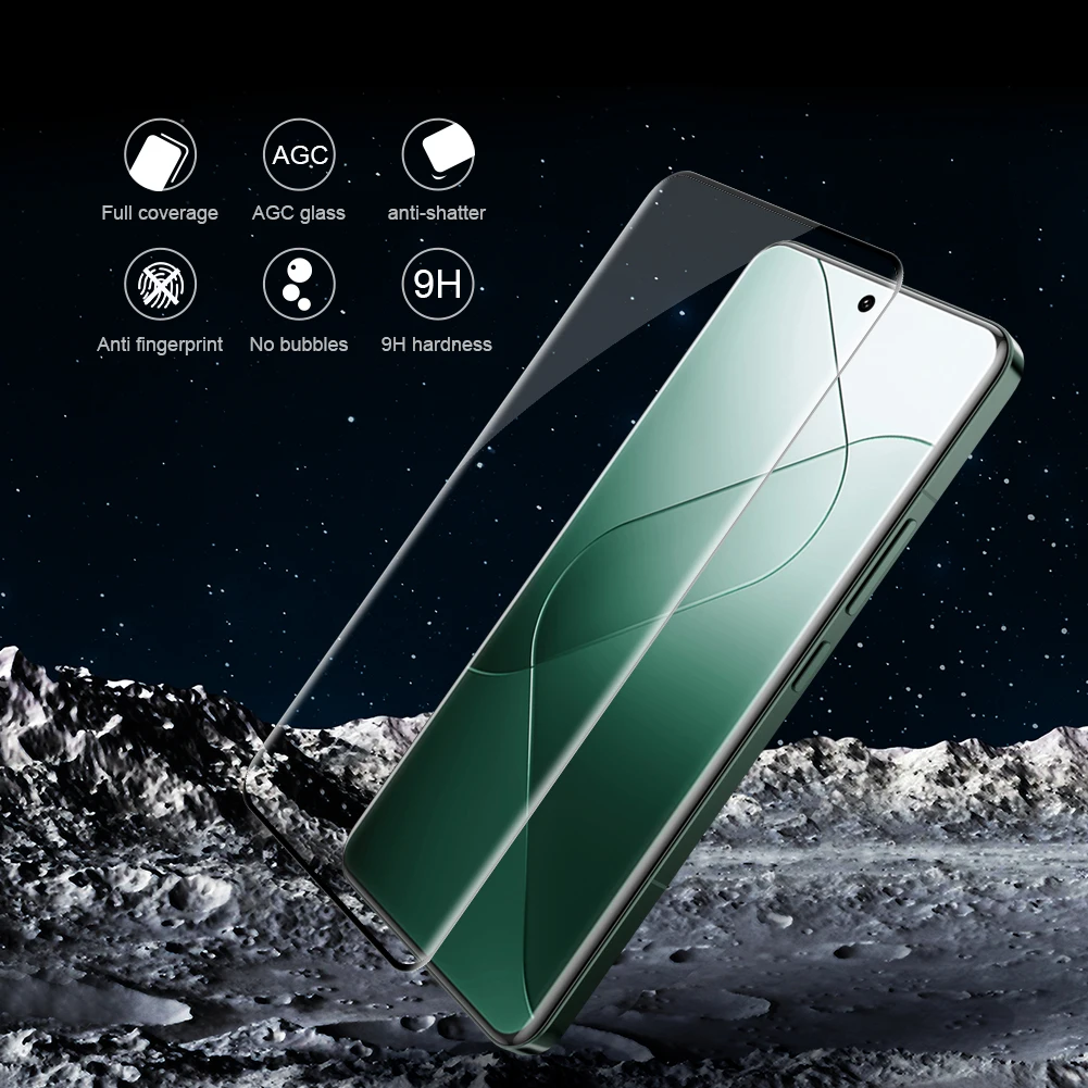 for Xiaomi Mi 14 Ultra Glass Nillkin CP+ Max Full Cover 3D Tempered Glass Screen Protector for Xiaomi Mi14 Mi 14 Ultra 5G Glass