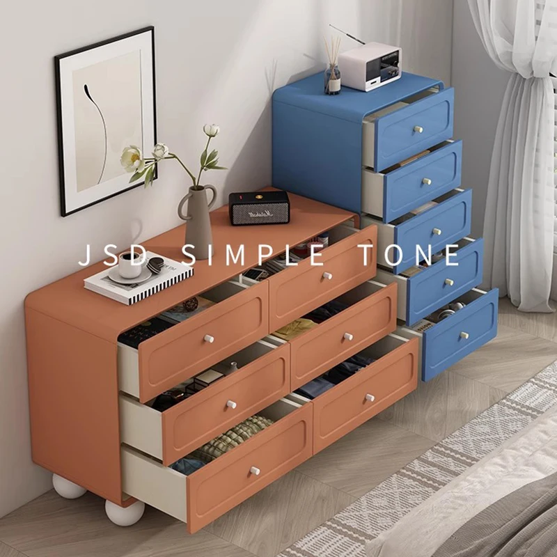 

Organizer Bedroom Bedside Table Mobile Librero Cabinets Wood Drawers Nightstand Luxury Storage Mesitas De Noche Trendy Furniture