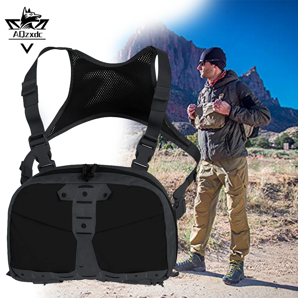 

Tactical Chest Bag Airsoft Outdoor EDC Portable Backpack MOLLE Large Capacity Storage Pack Hunting Shooting Camping Equipment