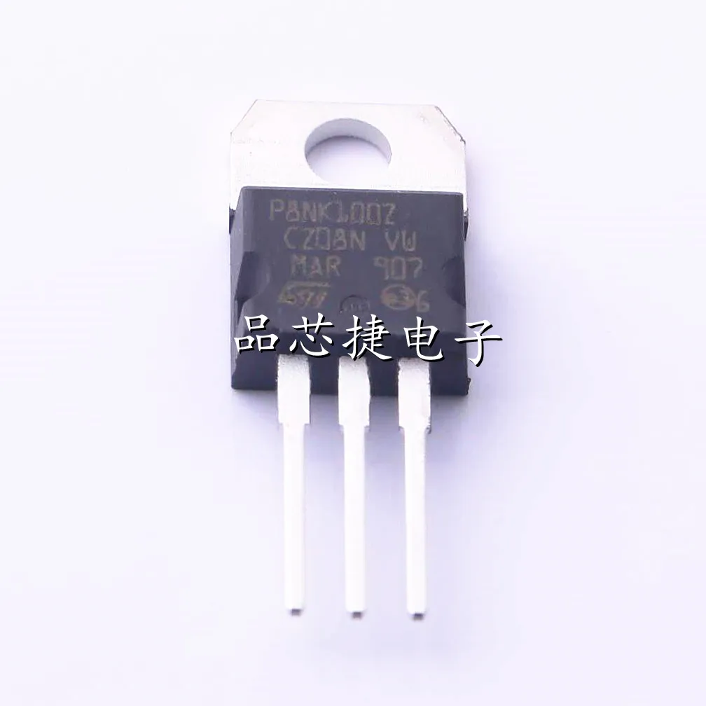 

5pcs/Lot STP8NK100Z Marking P8NK100Z TO-220 N-CHANNEL 1000V 1.60Ω 6.5A Zener-Protected SuperMESH MOSFET