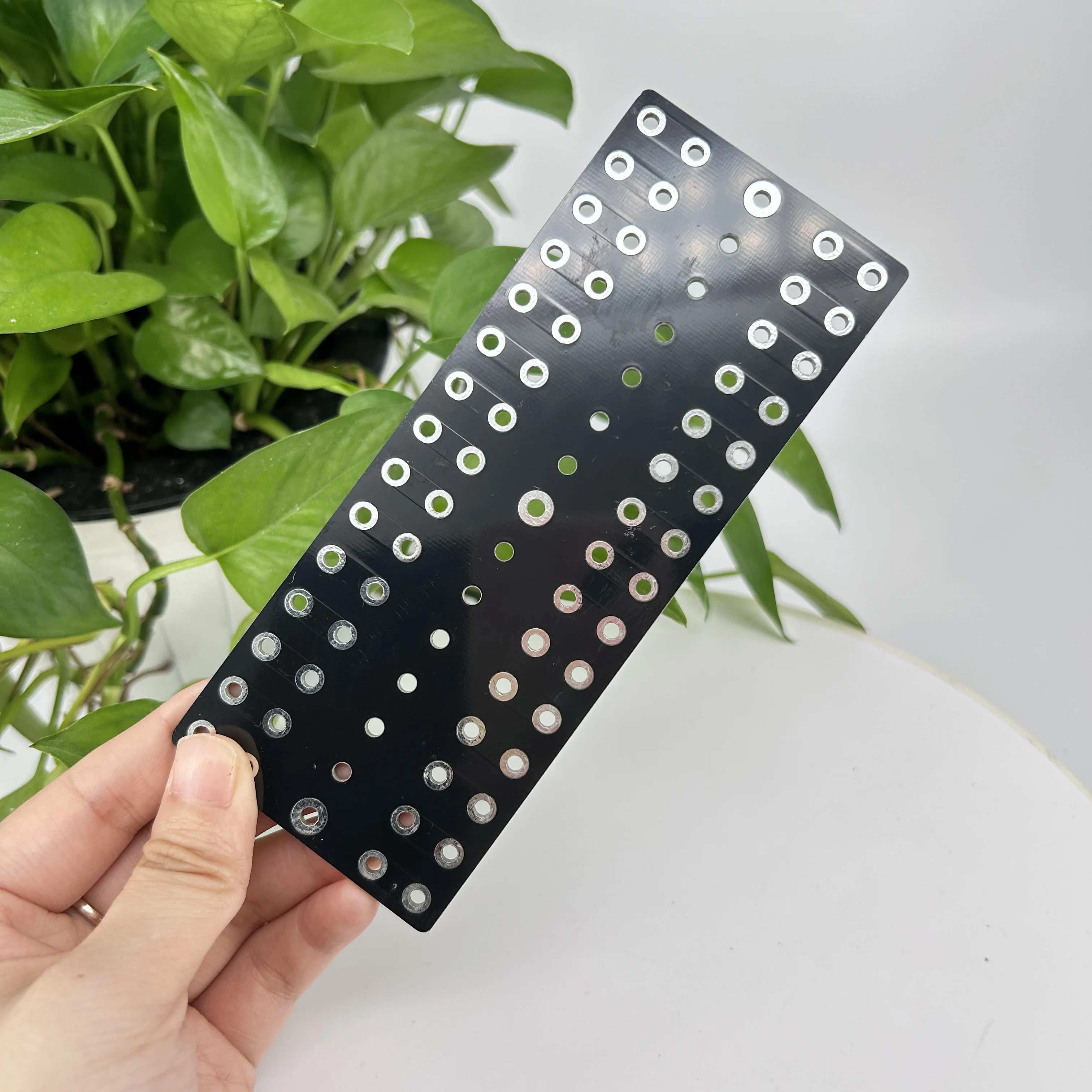 Placa de etiqueta de tira de Audio para Proyecto de bricolaje, Terminal, amplificador de tubo, tablero de Audio HIFI, 1PC