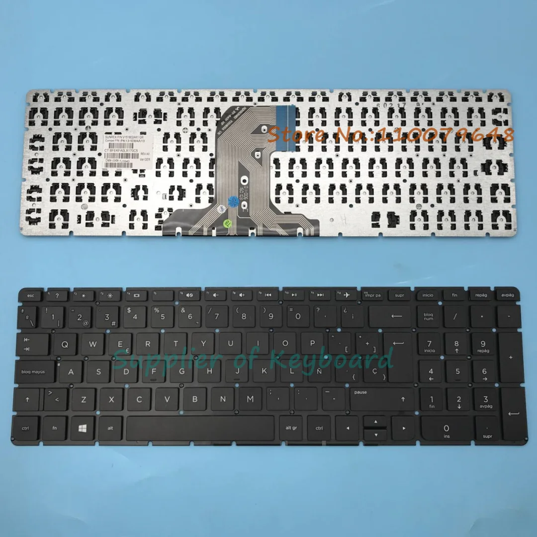 NEW Latin Spanish Keyboard For HP 250 256 255 G4 15-ac 15-ay 15-ac000 15t-ac000 15-af 15-af000 15z-af000 15-ay008la RTL8723BE