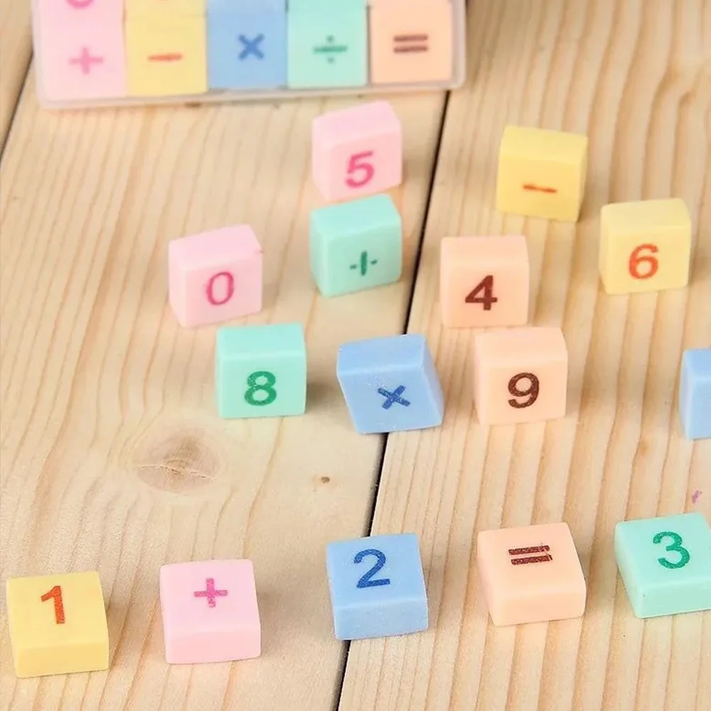 

6 Boxes Number Erasers Erasers Cute Rewards for Eraser Cute Stationary Eraser