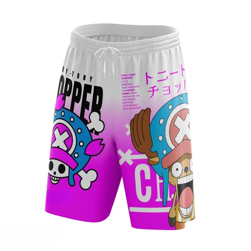 2026 Summer One Piece Men's Sports Character Symbols Quick Drying Comfortable Lightweight Shorts Breathable Casual Beach Shorts