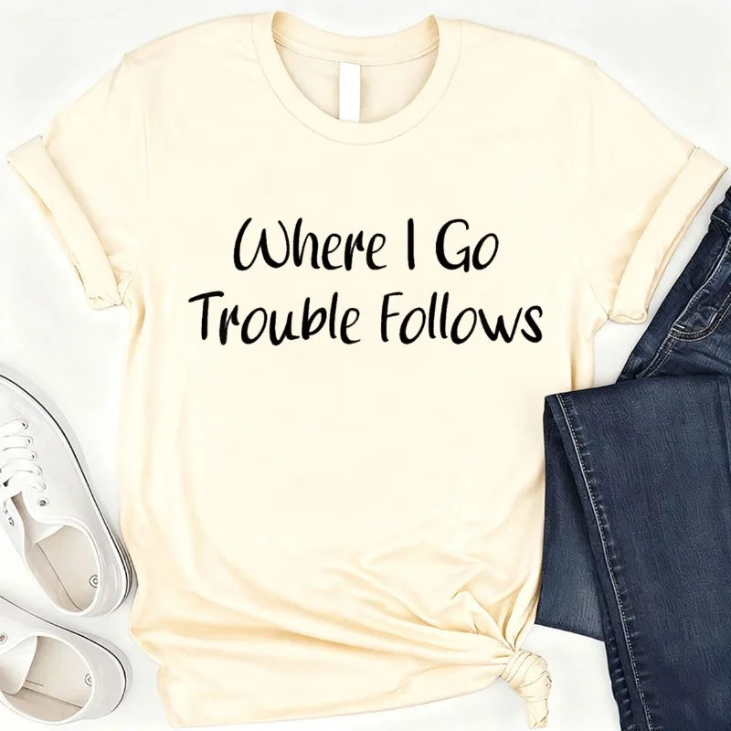 أين أذهب مشاكل تتبع مضحك لطيف زوجين مطابقة القطن تي شيرت الكرتون مضحك تي شيرت الهجومية تي شيرت مطبوع رداء علوي غير رسمي #5