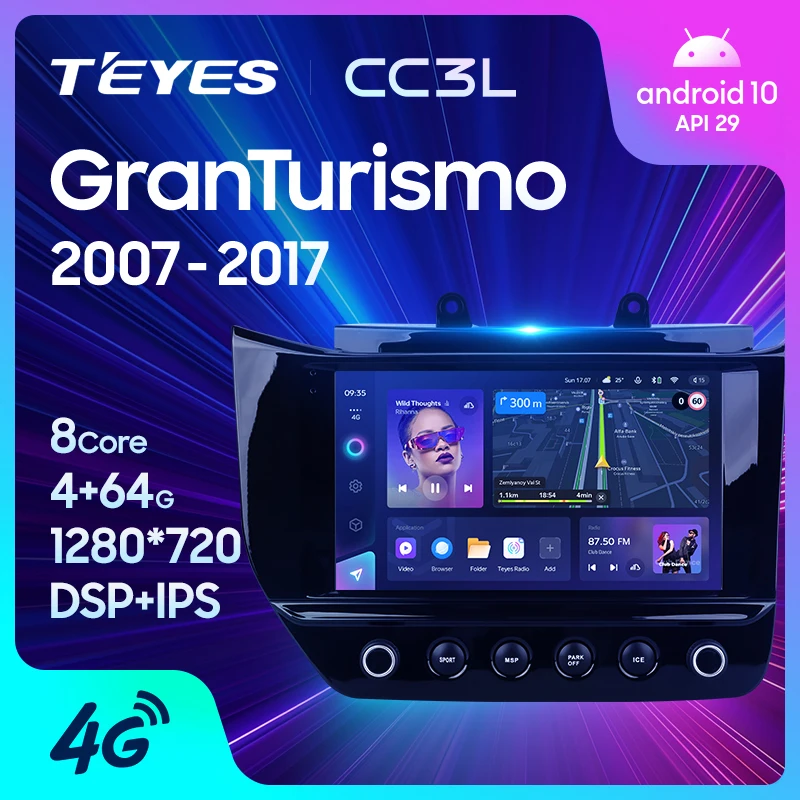 TEYES CC3L WIFI لسيارة مازيراتي جران توريزمو 2007–2017: تجربة ترفيهية متقدمة بجودة عالية