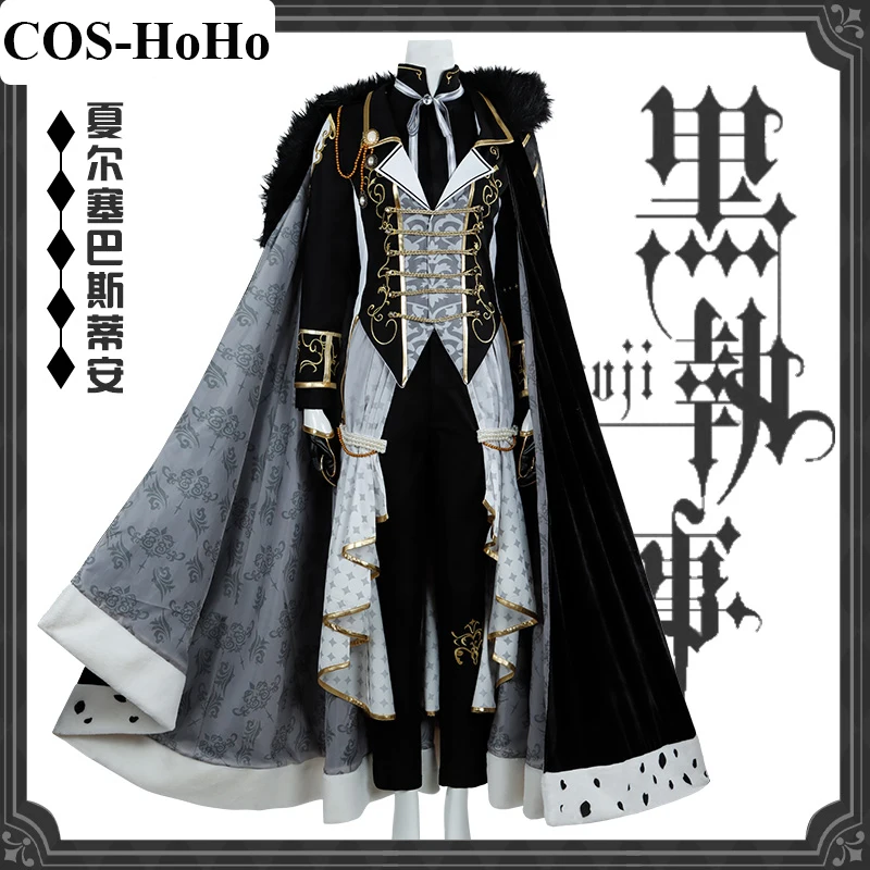 

COS-HoHo Anime Black Butler Sebastian Dream 100 Sun Awaken Game Suit Gorgeous Uniform Halloween Carnival Party Outfit Any Size