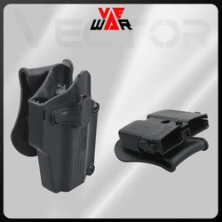 Vector Optics Universal Holster and Autolocking Pistol Holster Case Carry Polymer Right-hand Holsters With Quick Draw Release