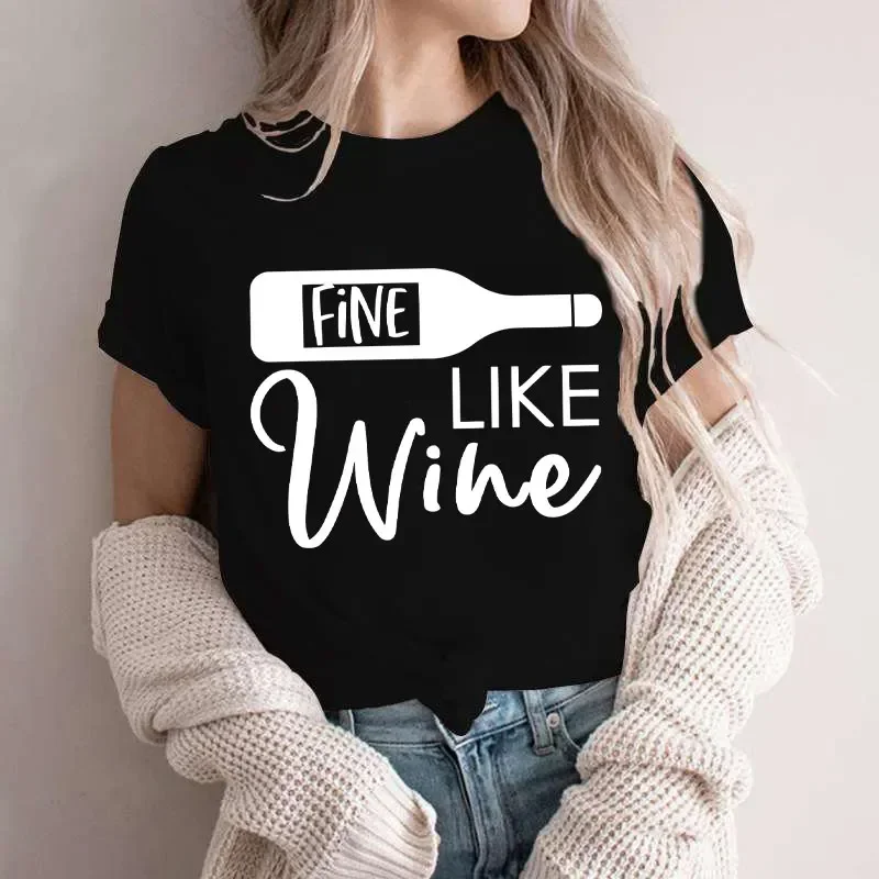 T-shirt graphique de dégustation de vin pour femmes, fête d'enterrement de vie de jeune fille, vêtements de fête pour patients, tee-shirt de dégustation drôle, t-shirt de fête de poule, Y-Party