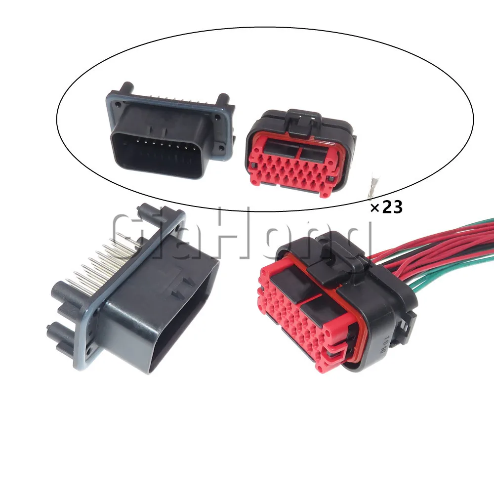 1 Set 23 Ways 770680-1 AC Assembly Automobile ECU Connector Car Flame Retardant Waterproof Socket Auto Wire Harness Plug